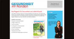 Desktop Screenshot of gesundheit-im-norden.com